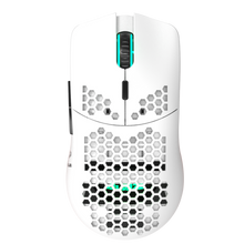Load image into Gallery viewer, 16000 DPI PixArt Sensor Ajazz AJ390 Gaming Mouse Honeycomb Shell RGB Light White