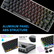 Load image into Gallery viewer, TKL Mechanical Gaming Keyboard Ajazz AK33 Wired RGB LED Backlight USB
