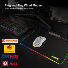 Load image into Gallery viewer, 16000 DPI PixArt Sensor Ajazz AJ390 Gaming Mouse Honeycomb Shell RGB Light White
