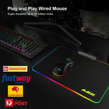 Load image into Gallery viewer, 16000 DPI PixArt Sensor RGB Light Ajazz AJ390 Gaming Mouse Honeycomb Shell Black
